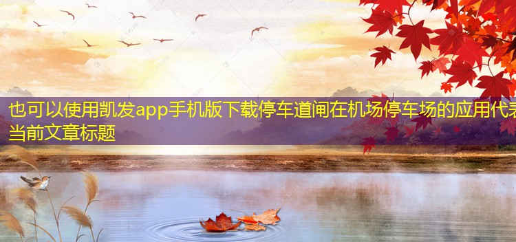 停車(chē)道閘在機(jī)場(chǎng)停車(chē)場(chǎng)的應(yīng)用